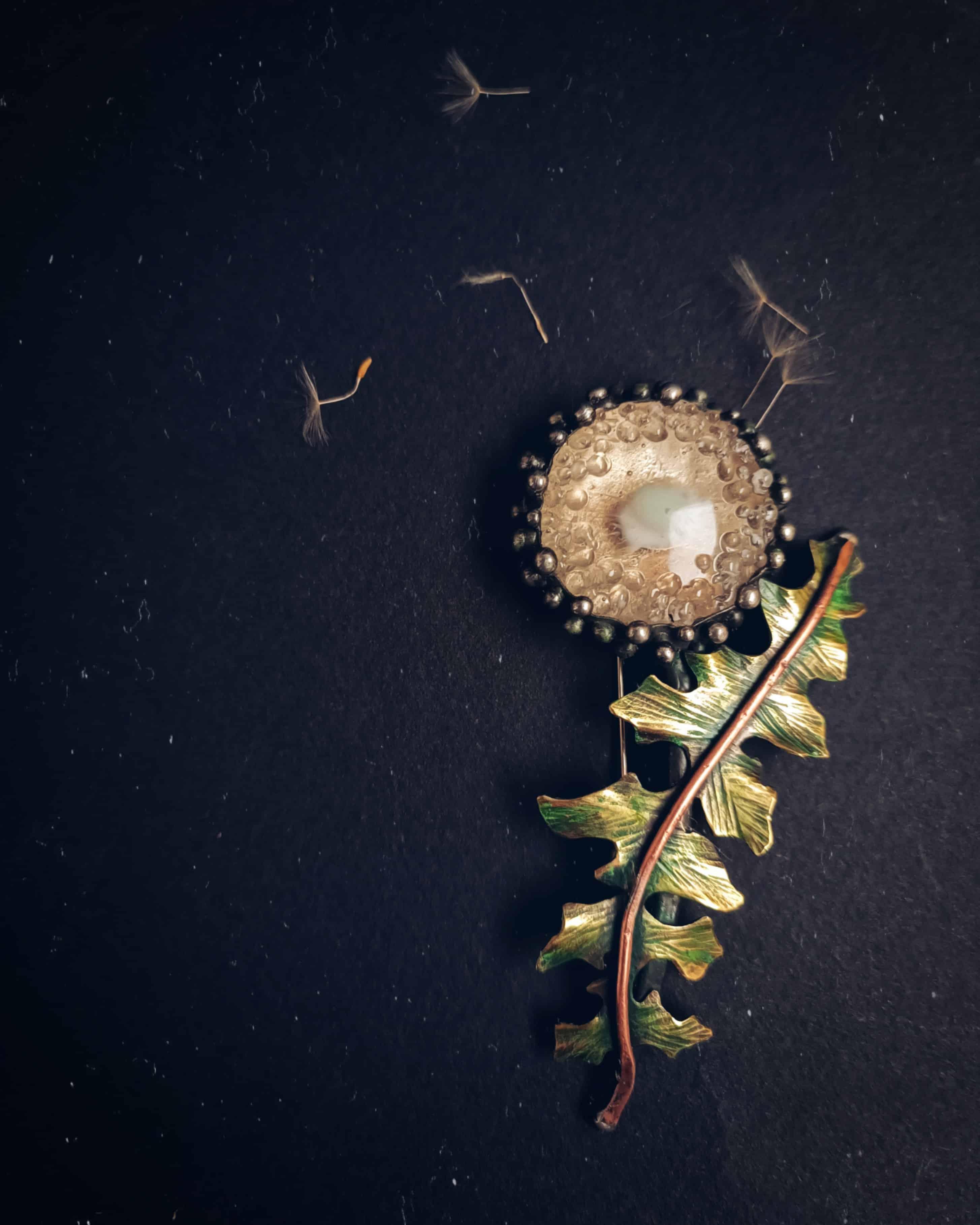 Брошь «Одуванчик»