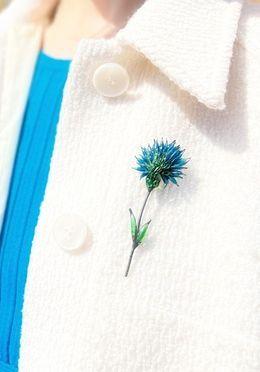 Брошь «Василек»